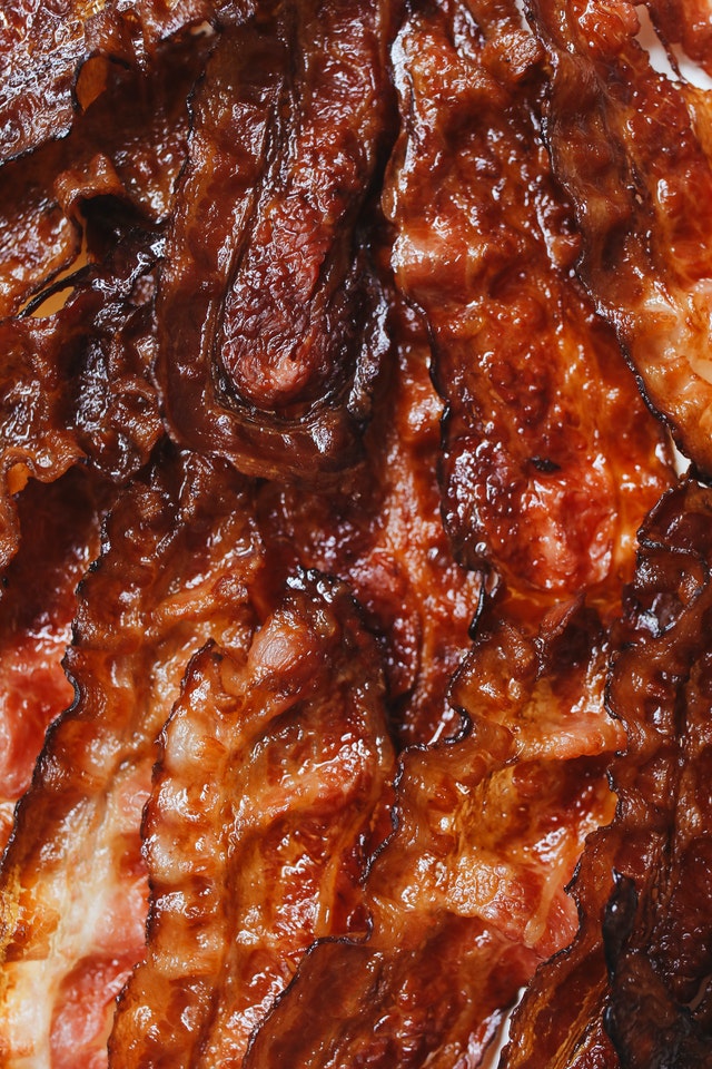 Candied Bourbon Maple Bacon with Glaze image